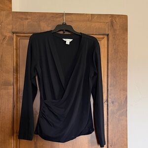 Sundance black neck top
